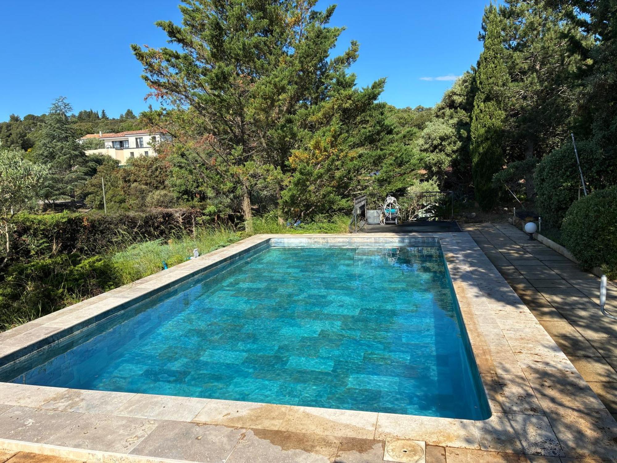 Gite 2 Chambres Avec Piscine Sernhac Bagian luar foto