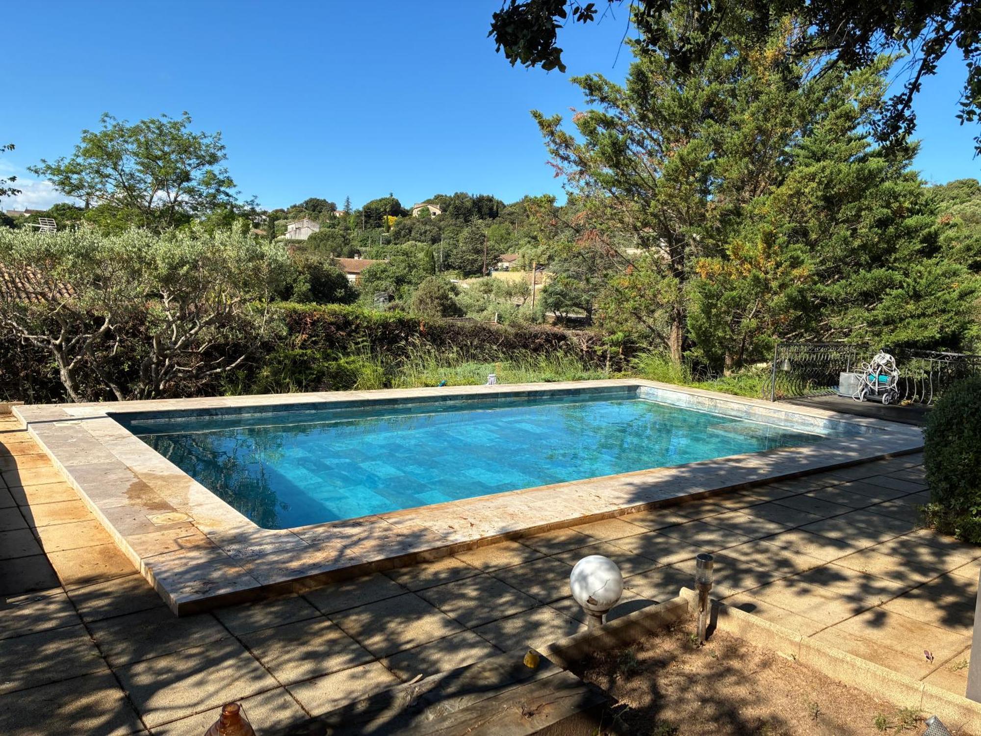 Gite 2 Chambres Avec Piscine Sernhac Bagian luar foto